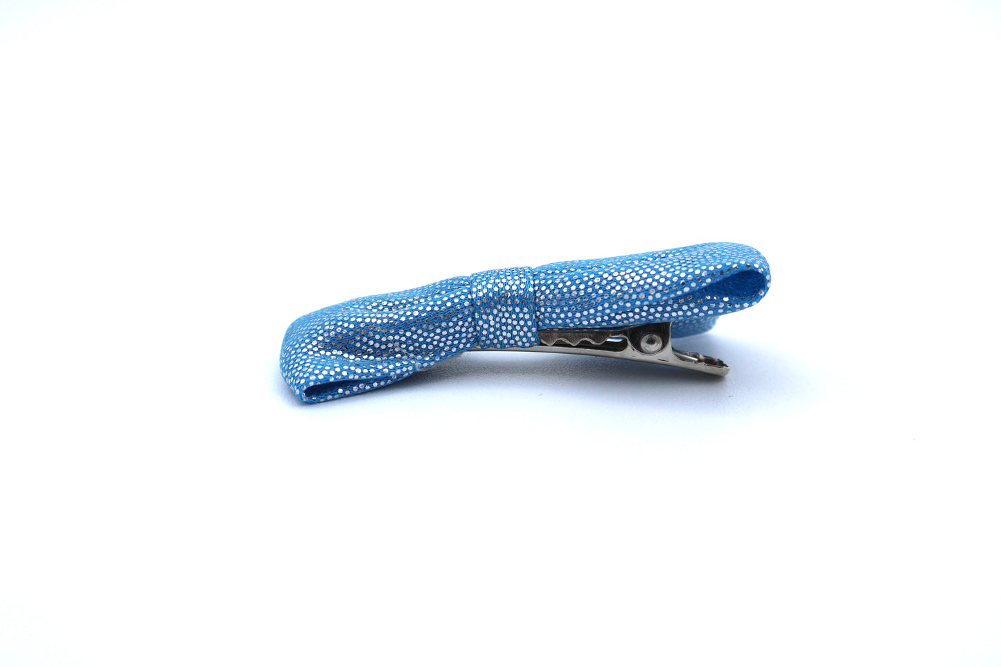 Kara - 3-Pak 5.5cm Bow Duck Clips, Shimmer Material, asst colors