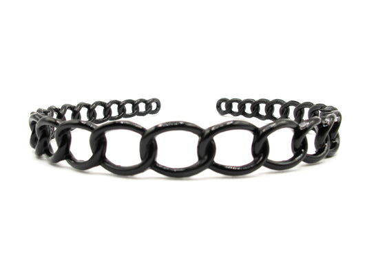 Hermoine -2 pak Chain design plastic hairbands
