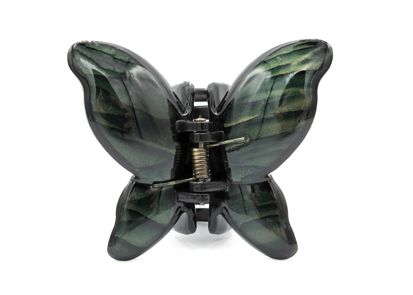 Charlotte - Horizontal 2-Tone Butterfly Claw Clips, Asst Colors