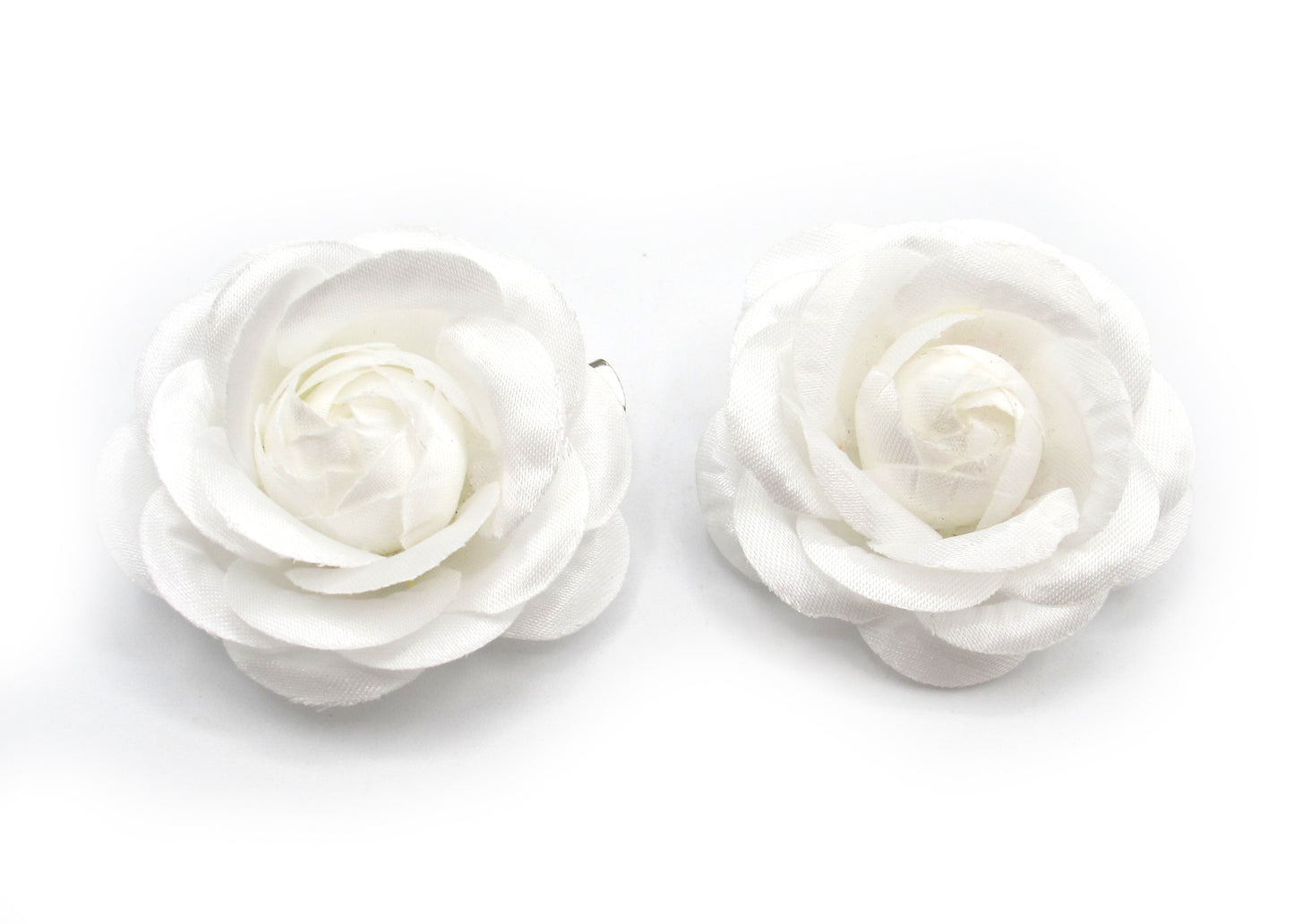 Faith - 2 Pak Hair Roses on hair clips