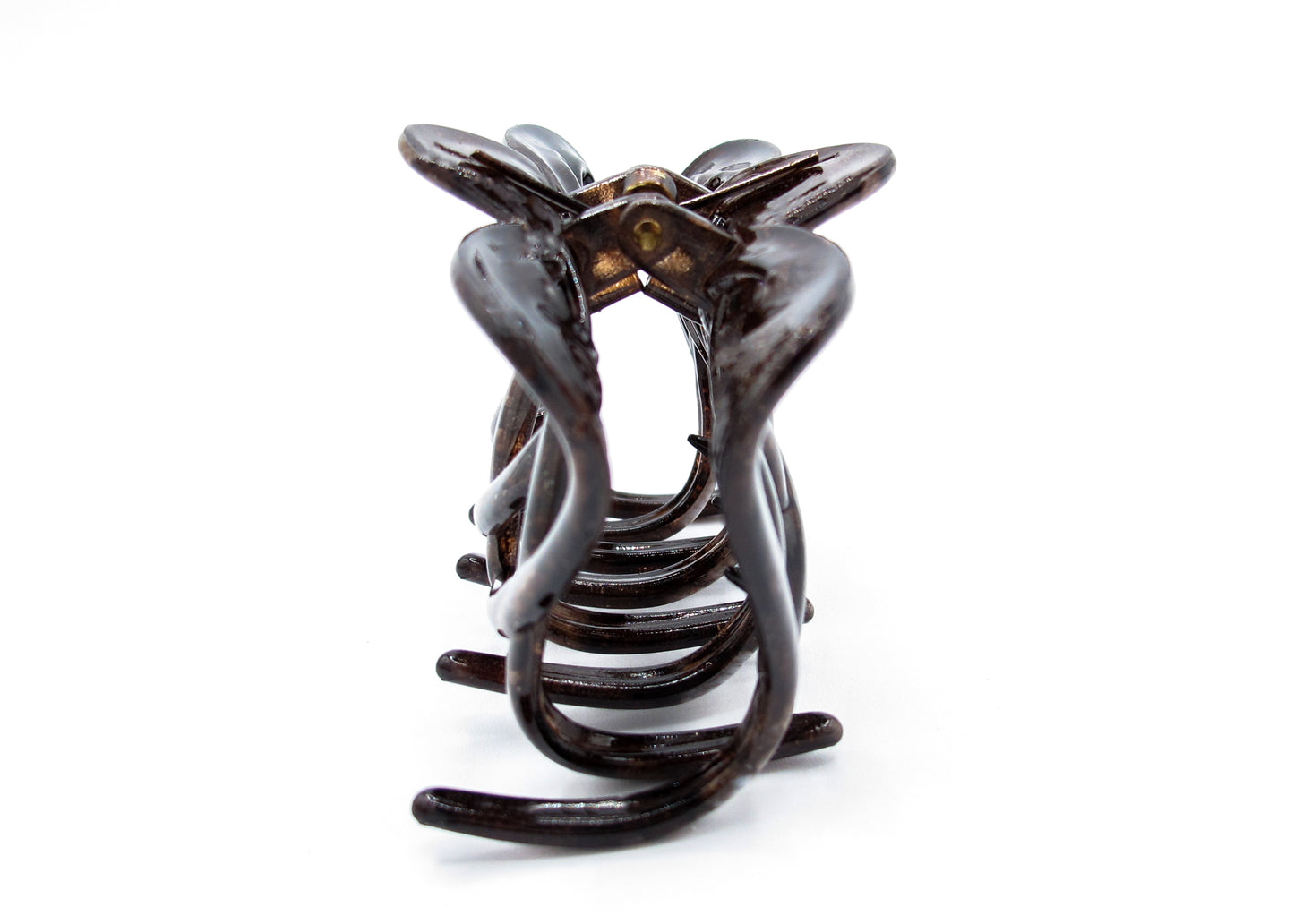 Cali - Large Marble Finish Claw Clips In Asst Colors