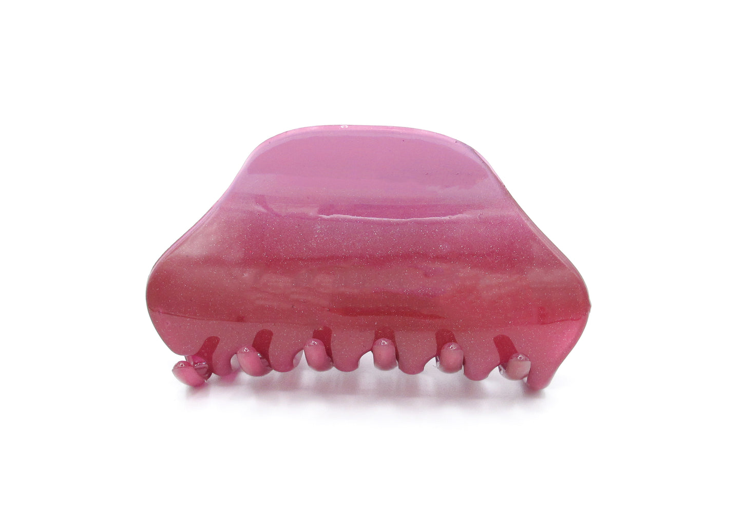 Chaya - Large Sleek Claw Clips With Glitter Gradient Finish, Asst Colors