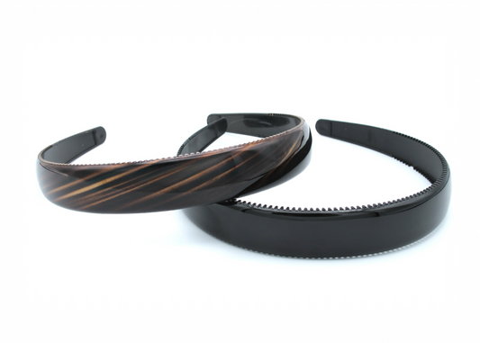 Hayley - 2 pack Sleek Plastic Hairbands