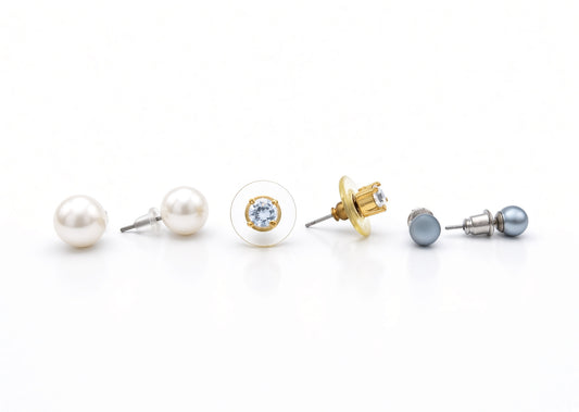 Natalie - Lot de 3 paires de boucles d'oreilles à tige assorties