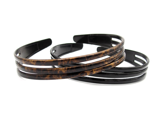 Helen - 2 pack everyday wear 3-row Hairbands